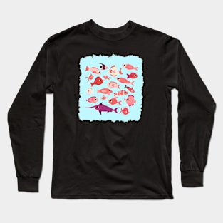 School of Fishes Long Sleeve T-Shirt